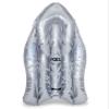 POZA Inflatable Silver Snow Boogie Sled  Luxurious Snow Sled with Handles and Filled with Silver Snowflake Confetti  Premium Heavy Duty Cold Resistant PVC Sled for Adults and Kids  44 Inch view 1