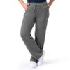 Wright's Women's French Terry Sweatpants, Smoke Heather, 4X view 3