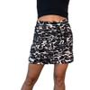 Black/White Leopard Animal Print Flutter Style Golf/Tennis Skort/Skirt - Made in USA (Small) view 2