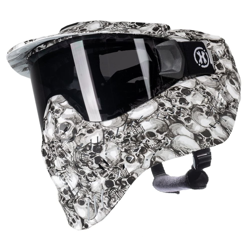 HK Army HSTL Goggle Paintball Airsoft Mask with Anti Fog Thermal Lens (Skull/Smoke Lens)