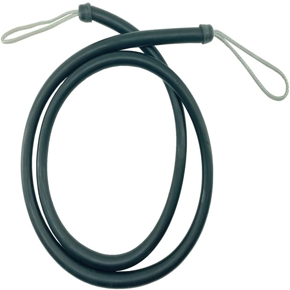 SPEARFISHING WORLD 3/8" Bungee/Shock Cord for Float line Buoy Line 40" - Two Loops of 1000 lb Dyneema Line (Silver)