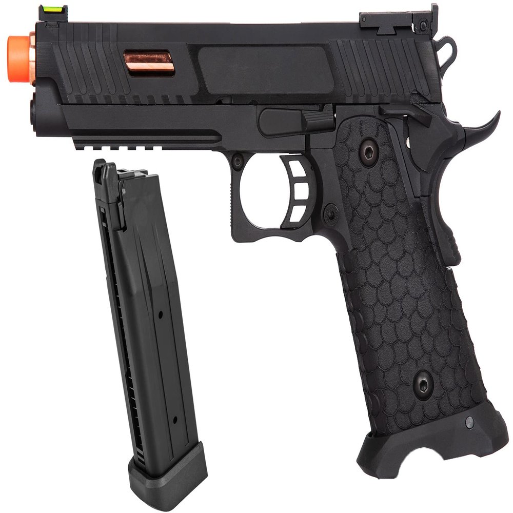 KLI 1911 Hi-Capa Baba Yaga Steel Slide Gas Blowback Airsoft Pistol