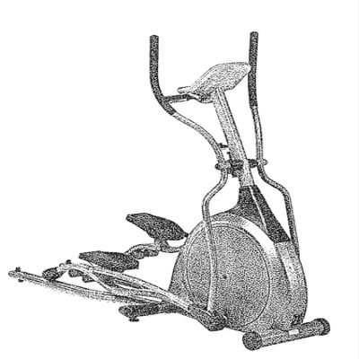 Owner Manual 064506-AX Works W Vision Fitness X6200HRT X6100 X6200 Elliptical