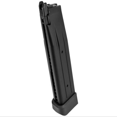Lancer Tactical x KLI 1911 Airsoft Hi-Capa Baba Yaga Green Steel Airsoft Pistol (Green Gas 28 Round Magazine)