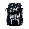 Boombah Mini Superpack Youth Bat Pack: USA Stars & Stripes Black Ops Black & White, Baseball & Softball Bag with 2 Bat Sleeves and Shoe Compartment