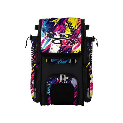 Boombah Mini Superpack Bat Pack - 8" x 12.5" x 18" - Shattered Multi