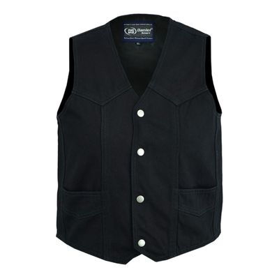 Daniel Smart Kids Jean Vest Premium Quality Denim Vest Kids with Unique V Neck Design and Multiple Pockets