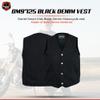 Daniel Smart Kids Jean Vest Premium Quality Denim Vest Kids with Unique V Neck Design and Multiple Pockets view 2