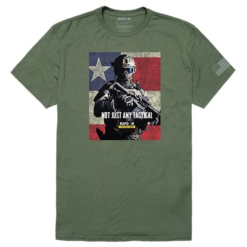 Rapid Dominance Tactical Graphic T, Not Just Any, Olive, Medium