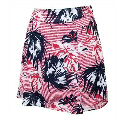 Monterey Club Women's Fairway Print Golf Skort #2951 (Navy/Red/White, X-Small)