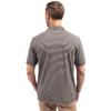 Cutter & Buck Virtue Eco Pique Stripe Recycled Mens Big and Tall Short Sleeve Polo, Black, 5X Big view 2