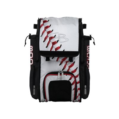 Boombah Mini Superpack Bat Pack - 8" x 12.5" x 18" - Homerun Baseball White/Black/Red
