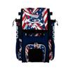 Boombah Mini Superpack Bat Pack - 8" x 12.5" x 18" - USA Independence Navy/Red/White