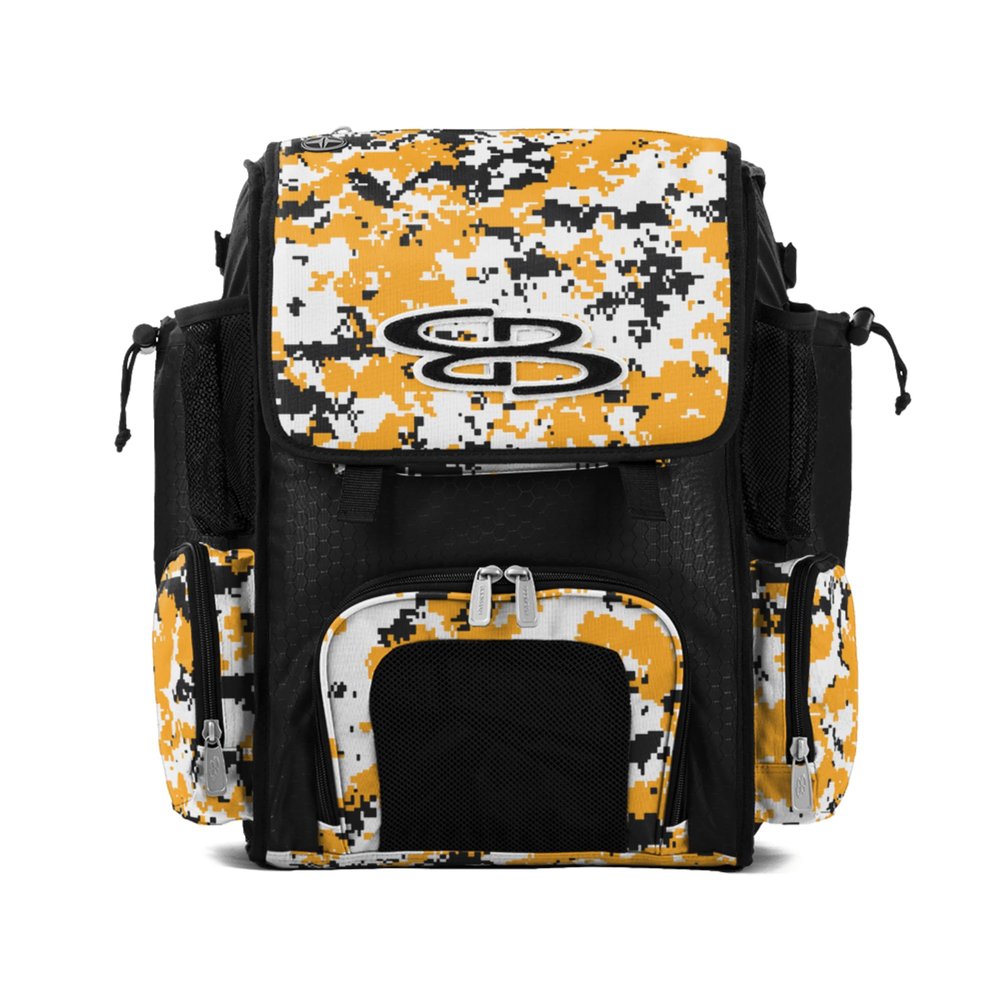 Boombah Mini Superpack Bat Bag Digital Camo Black/Gold