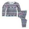 Hot Chillys Toddler MTF Originals Print Set Midweight Body Fit Base Layer - Montrose Moose, 2T
