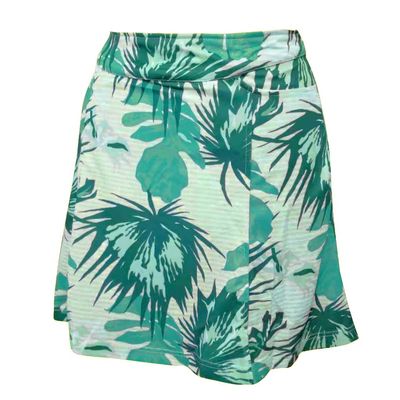 Monterey Club Women's Fairway Print Golf Skort #2951 (Verdant Green/Ice, Medium)