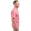Cutter & Buck Mens Short Sleeve Virtue Eco Pique Stripe Recycled Big and Tall Polo Shirt, Red view 3