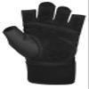 Harbinger Training Grip Wristwrap Weight Lifting Gloves, Unisex, Medium, Blue view 2