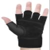 Harbinger Training Grip Wristwrap Weight Lifting Gloves, Unisex, Medium, Blue view 3