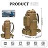 King'sGuard 100L Camping Hiking Backpack Molle Rucksack Military Camping Backpacking Daypack view 2