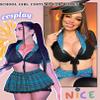 ADOME Women Schoolgirl Lingerie Roleplay Lingerie Set Sexy Student Costumes view 3