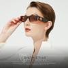 ATTCL Women's Polarized Sunglasses For Women Rectangle Frame Trendy Chunky Sun Glasses with UV Protection 5088 C4 Brown+brown view 2