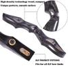 ZSHJGJR 58" ILF Recurve Bow and Arrow Set 20-50 Lbs Archery American Hunting Bow Wooden Bow Riser Right Handed for Adult/Youth Archery Hunting Target Shooting (20lbs, Black Bow Set) view 4