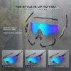 ATTCL Cycling Sunglasses for Men Women Sports Glasses 5033 C2 Black+blue view 4