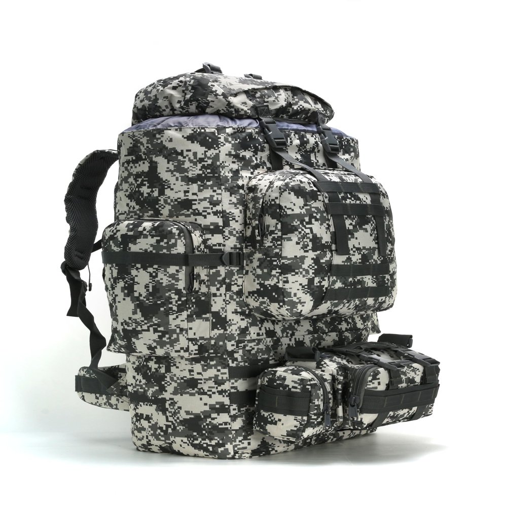 King'sGuard 100L Camping Hiking Backpack Molle Rucksack Military Camping Backpacking Daypack
