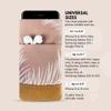 Kuratist - Cell Phone Pouch | Soft Case Protection iPhone 12/13 Mini Compatible & Other Models - (Small, Palm Pink) view 2