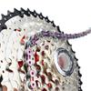 VG SPORTS 6/7/8/9/10/11 Speed Bike Chains,Half Hollow/Full Hollow Lightweight Bicycle Chains for Road Bike/MTB/BMX,Silver/Gold/Titanium/Rainbow 116 Links with Missing Link view 3