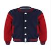 easyforever Kids Girls Boys Long Sleeves Baseball Uniform Jacket Sweatshirt Sport Coat Varsity Style School Jackets Navy Blue 5-6 Years view 1