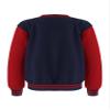easyforever Kids Girls Boys Long Sleeves Baseball Uniform Jacket Sweatshirt Sport Coat Varsity Style School Jackets Navy Blue 5-6 Years view 2