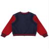easyforever Kids Girls Boys Long Sleeves Baseball Uniform Jacket Sweatshirt Sport Coat Varsity Style School Jackets Navy Blue 5-6 Years view 4