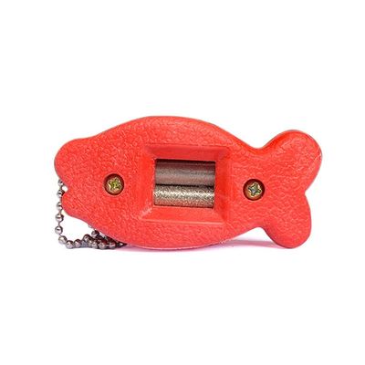 Maois Hockey Ice Skating Edge Blade Sharpener Gear Ice Skate Blade Sharpeners Grindstone, Figure Hand Held Skate Sharpener Tool, Portable Ice Skates Blade Grinding Tool with Key Chain