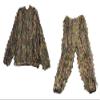 Camouflage Clothing,leaf Suit for Hunting Camouflage Bush Costume Army Sniper Airsoft Suits for Men Hunter Camo Costume jungle Shooting Lifelike Photography,2 pieces ( Size : 110-140cm/3'7''-4'7'' ) view 2