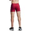 Men's 2 in 1 Workout Shorts 5" Quick Dry Gym Shorts Bodybuilding Short Shorts Compression Shorts with Zipper Pocket Red US XL view 4