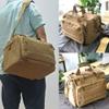 YASHALY Waterproof Large Capacity Molle System Tactical Gun Range Bag for Handguns Pistols and Ammo Magazine Shooting Gear Accessories (Black) view 4