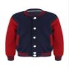 Aislor Girls Boys Long Sleeves Baseball Uniform Jacket Athletic Sweatshirt Vintage Coat Varsity Style School Jackets Navy Blue 7-8 Years view 1