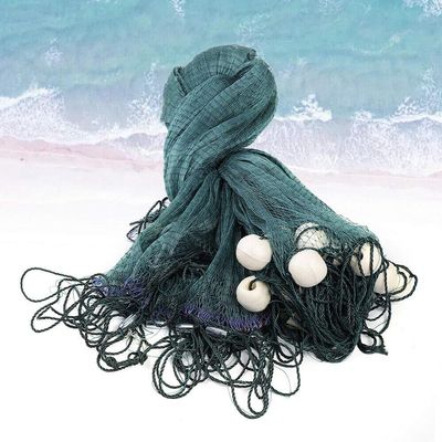Cast Net 10x65Ft Fishing Net with Heavy Duty Real Zinc Sinker Mesh Cast Net Bait Trap Fish 0.59 Inch Mesh Size
