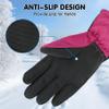 Century Star Kids Winter Gloves Waterproof Snow Ski Gloves for Boys Girls Warm Outdoor Sport Mittens Black 6-11 Years view 4