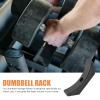 FAVOMOTO 4pcs Dumbbell Storage Rack Wear-resistant Dumbbell Display Stand Sturdy Fitness Equipment Organizer for Gym Compact Design to Prevent Damage Safety view 4