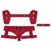 Yihuimin Men's Elastic Shoulder Cage Belt Half Body Chest Harness with Thongs Clubwear Costume Red XX-Large view 4