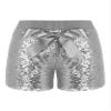 VernLan Girls Toddler Baby Sequin Shorts Toddler Kids Bowknot Cotton Tumbling Bottoms Silver 5-6 Years view 1
