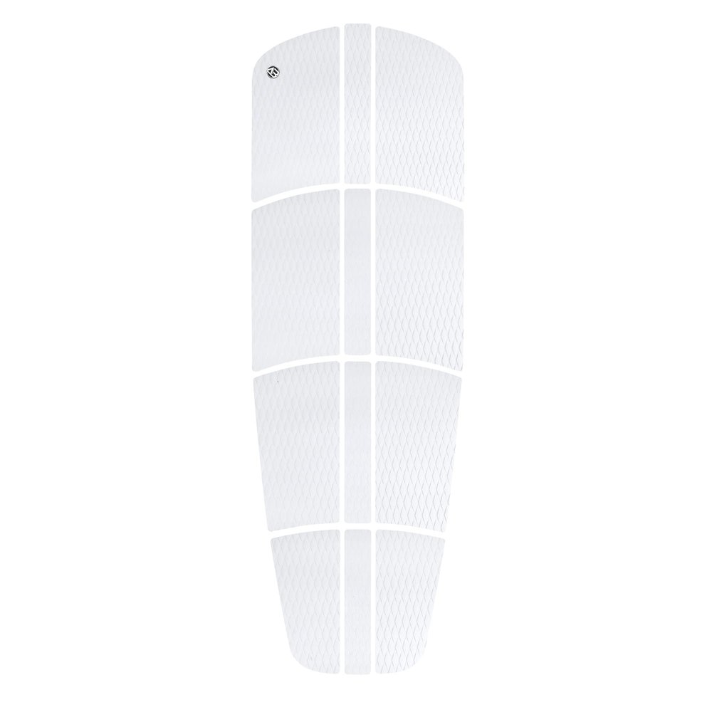 AQUBONA SUP Deck Traction Pad 12 Piece Tail Pads for Stand Up Paddleboard Longboard Surfboard Premium Performance EVA (White)