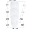 AQUBONA SUP Deck Traction Pad 12 Piece Tail Pads for Stand Up Paddleboard Longboard Surfboard Premium Performance EVA (White) view 3