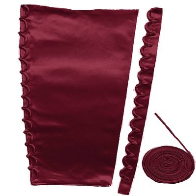 DINGZANCAMO Satin Corset Back Kit for Wedding Dress Adjustable Lace up Prom Dress Replaces Zipper or Buttons Burgundy