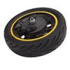 Alomejor Front Wheel with Tire for 9 G30 Electric Scooter, Aluminum Alloy and Rubber, 6.5 Inch, with Drum Brake, 60/70 6.5
