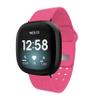 Affinity Bands Wisconsin Badgers Engraved Silicone Sport Band Compatible with Fitbit Versa 3 and Sense (Pink) view 3