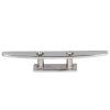 10in Flat Top Cleat, Boat Cleat 316 Stainless Steel Mooring Accessories, Flat Top Open Base Dock Cleat with Hole view 1